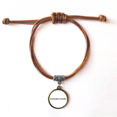 thumbnail image 1 of Hello World Filipino Bracelet Leather Hide Rope Wristband Brown Jewelry, 1 of 3