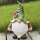 thumbnail image 4 of Moyic Estatua de gnomo de jardín, figurita de gnomo de resina Solar, figurita de gnomo de césped para Patio, porche de césped Decoración del hogar No.2 Moyic HA041873-02, 4 of 6