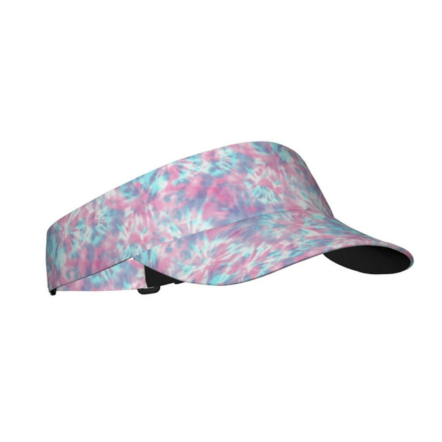Fotbe Tie Dye Visera Deportiva con Diseño, Gorra Abierta Ajustable de Algodón para Mujer y Hombre