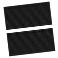 thumbnail image 3 of 2 alfombrillas de silicona para barra, escurridoras, de secado rápido, versátiles, para encimeras, cafeterías, camping, granjas y cocteles. Negro, 3 of 9