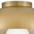 thumbnail image 3 of 83301LCB Lark Stu - 10W 1 LED Small Flush Mount-4.75 Inches Tall and 11 Inches Wide-Lacquered Brass Finish, 3 of 23