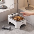 thumbnail image 2 of Clearance Automatic Cat Feeder, Smart Motion Sensor Auto Open Lid with Timer, Sealed Fresh Bowl with Ice Bag Slot for Dry and Wet Food, Easy Clean for Cats Small Dogs, 2 of 6