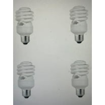 100-Watt Equivalent A21 Spiral Non-Dimmable E26 Base  EcoSmart Compact Fluorescent CFL Light Bulb, Daylight 5000K (4-Pack) ESL23T2/5K/4/ESM