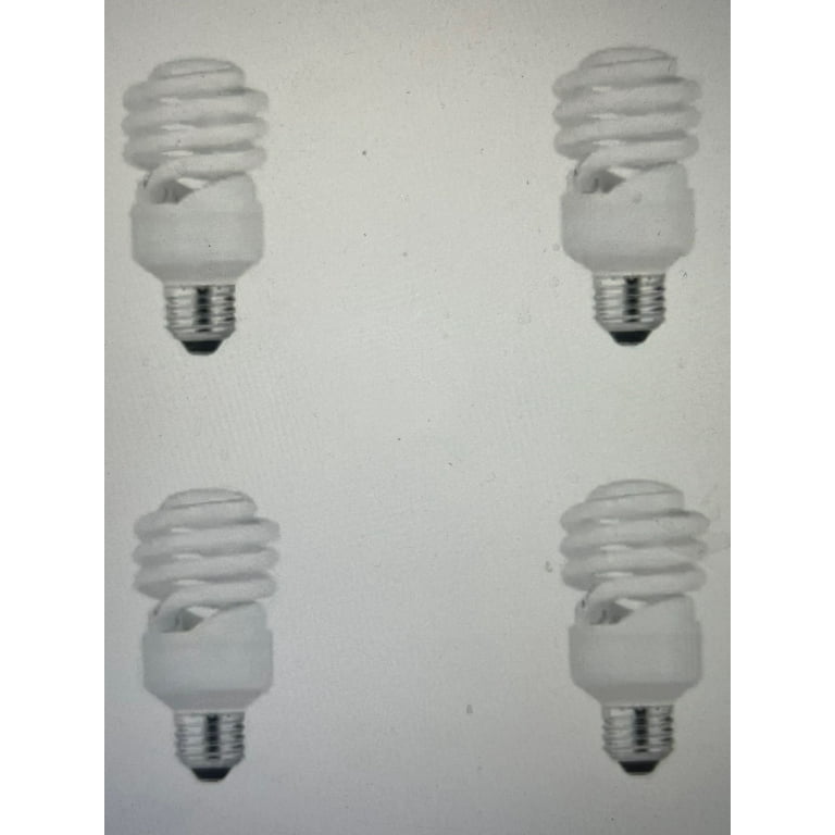 100-Watt Equivalent T3 Spiral Non-Dimmable E26 Base Compact Fluorescent CFL Light Bulb, Daylight 5000K (24-Pack) 100-Watt Equivalent T3 Spiral Non-Dimmable E26 Base Compact Fluorescent CFL Light Bulb, Daylight 5000K (24-Pack)