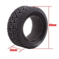 thumbnail image 3 of LAFEINA 68mm Rubber Tires and Alloy Wheels Set for 1:10 HSP HPI Redcat Himoto Kyosho Sakura RC On-Road Racing Touring Car Upgrade Parts, 3 of 5