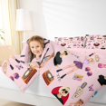 thumbnail image 5 of Manfei Pop Music Kids Queen Comforter Set, Cute Princess Bedding Comforter Set, 5 of 8