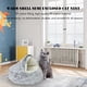 thumbnail image 3 of Cama Felpa para Cojín para Gatos Cesta para Casa Gatos Saco Dormir (gris 60*60cm), 3 of 7