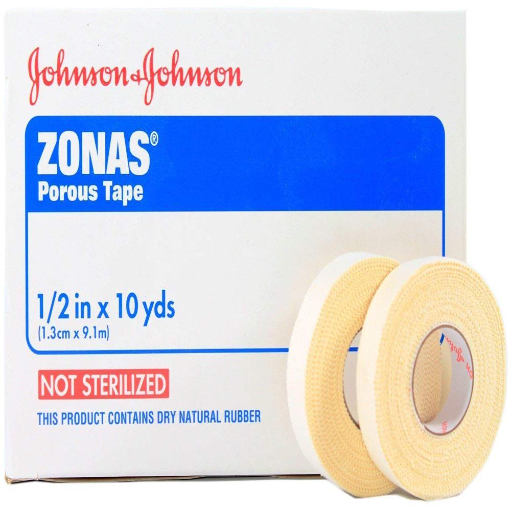 Porous Athletic Tape 1/2 Inches X 10 Yards (Pack of 2 Rolls), When