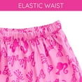 thumbnail image 5 of Barbie Lounge Pajama Shirt and Pajama Shorts Sleep Set Logo Little Kid to Big Kid, 5 of 5