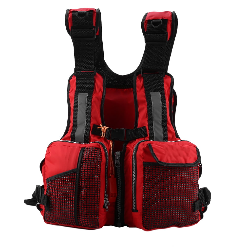 HERCHR Life Jacket, Adults Lifesaving Vest Life Jacket with Whistle