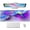 Abstract Spray Paint, variant on Desk Mat, Big Desk Pad, XL Extended Gaming Mouse Pad, Large Mouse Pad for Desk Rubber Base Mousepad with Stitched Edges, Keyboard Mouse Mat for Work, Game, Office, Home - Space Galaxy Constellation