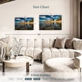 thumbnail image 4 of Elephant Stock Lake Tahoe Panorama Wall Art - Horizontal Canvas Wall Art - Living Room Wall Decor - Nature Canvas - Blue And Beige Decor - 36" x 24", 4 of 8