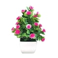 thumbnail image 7 of SPRING PARK Artificial Fake Flower Potted Plant Bonsai Outdoor / Indoor Garden Home Decor, 7 of 7