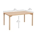 thumbnail image 2 of Factory Direct Partners All-Purpose Kids Activity Table, Maple, 2 of 5