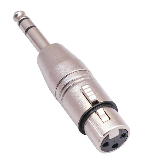 1/4 TRS to XLR Female Adapter Female XLR to 1/4 Stereo Balanced Audio Connector