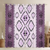 Castle Fairy Teens Bohemian Aztec Blackout Curtains Set of 2 (52x84 Each),Exotic Style Window Curtains,Hippie Tribal Curtains and Drapes,Ultra Soft Home Decor