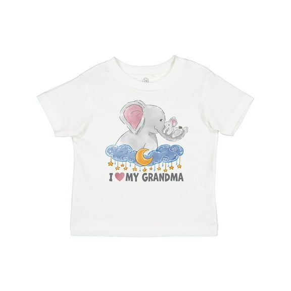 Inktastic I Love My Grandma Elephant Family Boys or Girls Baby T-Shirt