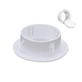 thumbnail image 1 of 40-100mm Decorative Wall Hole Cover Protective Vents Decor Cap Plastic Plug, 1 of 9