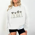 thumbnail image 2 of Lcziwo Ghost Sweatshirt Women Crew Neck Spooky Graphic Cute Sweater Happy Halloween Spooky Season Tops Long Sleeve Casual Fashion 2025 Pullover White,S, 2 of 4