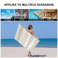 thumbnail image 5 of Beige Ombre Towel Set of 3, Soft Microfiber Bath Towels, Hand Towel, Washcloths, Vintage Modern Abstract Aesthetics Quick-Dry Absorbent Towels for Bathroom Kitchen Hotel Beach Gym Spa, 5 of 9