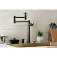thumbnail image 3 of Kingston Brass KS8705DX Concord Deck Mount Pot Filler Faucet, Oil Rubbed Bronze, 3 of 8