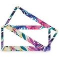 thumbnail image 2 of License Plate Frame Hawaiian Tropical Leaves And Flowers License Plate Cover Frame 2 PCS Flowers in The Palm Trees Banana Leaves Metal License Plate Cover for Women Men US Vehicles 15.9*30.9CM, 2 of 6