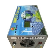 40000W Peak 10000W Power Inverter (5000W 110V Or 5000W 220V) Low Frequency Split Phase Pure Sine Wave Solar Converter 24V DC To 110V,220V AC 60Hz Frequency With UPS / Battery Charger / LCD Display