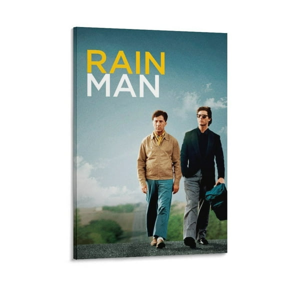 Rain Man Movie Poster (10) Picture Print Wall Art Poster Painting Canvas Posters Artworks Gift Room Aesthetic 16x24inch(40x60cm)