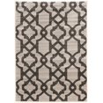 thumbnail image 1 of Linon Elegance Geo Power Loomed Polypropylene 5'x7' Rug in Gray, 1 of 5