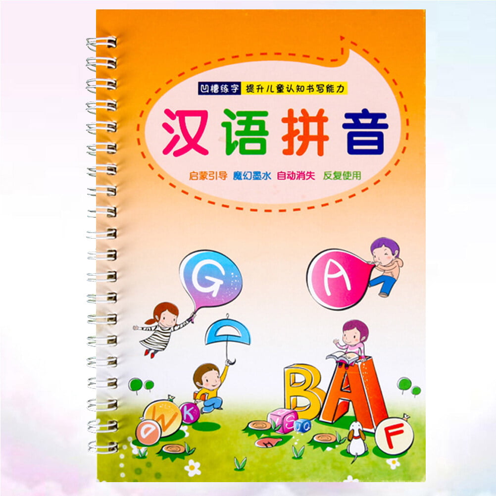 Handwriting Practice for Kids, Reusable Magic Ink Copybooks Grooved  Handwriting Book Practice Workbooks Grooves Template Design & Handwriting  Aid Magic Practice Copybook for Kids Print Writing 