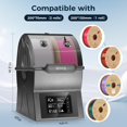 thumbnail image 3 of Sovol Filament Dryer, SH02 Dry Box Filament Sealed Storage Box 3D Printer Spool Holder with PTC Heater, Filament Dehydrator with Touch Screen, One Ke, 3 of 9