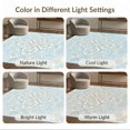 thumbnail image 7 of ODIKA 5'x7' Ultra-Soft Area Rug, Farmhouse Interlocking Center Table Ash Tumble Boho Vintage Dining Playful None Washable, Bare feet friendly, Silk-Touch for Bedroom Home office, 7 of 7