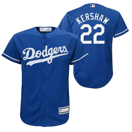 Clayton Kershaw Los Angeles Dodgers Youth Player Replica Jersey -