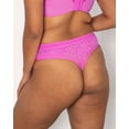 thumbnail image 4 of No-Show Lace Thong - Flirt, 4 of 6