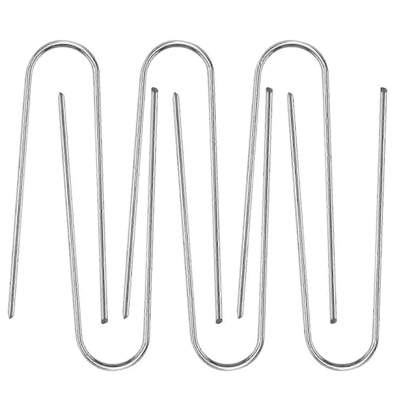 Trampolines Wind Stakes, Heavy Duty Trampoline Accessories Stakes Anchor for TrampolineSilver SZRH A-B