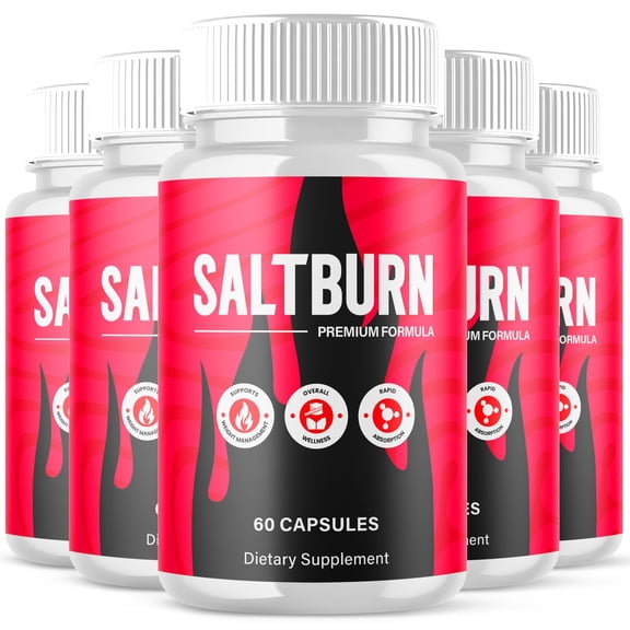 Saltburn Advanced Formula Pills Supporting Energy and Healthy Lifestyle Salt Burn 300 Capsules