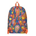 thumbnail image 3 of Serene Paisley Backpack - Boho Calm Aesthetic for Focused Learning, Dedicated Space for a Tablet, Premium Gift for a Scholar, 3 of 5