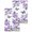 MediumPurple, variant on Purple Flowers Kitchen Dish Towels for Drying Dishes Set of 2, Butterfly Spring Floral Watercolor Farmhouse Waffle Weave Microfiber Hand Tea Bathroom Towels Quick Dry & Absorbent Towel 15.7x23.6