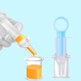 thumbnail image 6 of Cheers.US 3Pcs Baby Feeder Dispenser Feeder Infant Feeding Utensils with Nipple Pacifier for Feeding Medicine Water Juice Suitable for Infants Newborns, 6 of 7