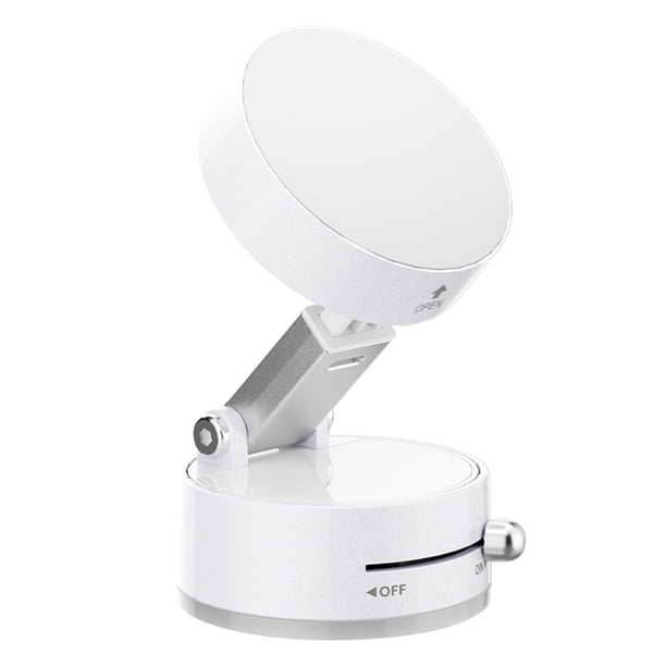 Soporte Automóvil Aspiración Magnética 360 Copa Succión Rotativa () Blanco