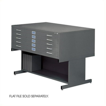 Safco 20 H Open Base For 4998 Flat File Cabinet In Black Walmart
