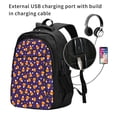 thumbnail image 2 of Balery Candy Corn (2) Print USB Charging Backpack for Men and Women - Water-Resistant, Anti-Theft Laptop Backpack with USB Port for Travel, Work, School, and College, 2 of 7