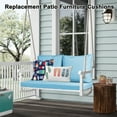 thumbnail image 3 of XXLYY Outdoor Loveseat Cushions, 48" x 24", Waterproof Fade Resistant Seat and Backrest Cushion Set for Patio Furniture, 3 of 7