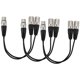 thumbnail image 1 of 3X Conector Hembra XLR de 3 Una Doble Enchufe Macho de 2 M Adaptador de Cable Y SPLITTER Cable de 1 Pie, 1 of 5