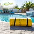 thumbnail image 5 of Aqua Lily Pad Tadpole Single Adult Floating Foam Lounger Mat, Green/Yellow, 5 of 11