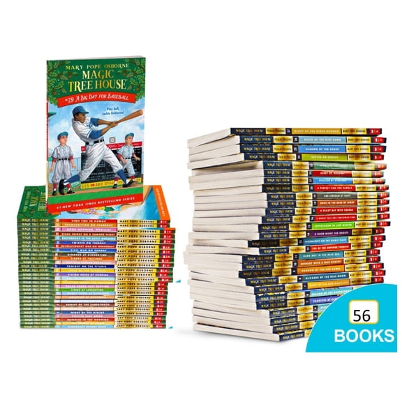 Pre-Owned Magic Tree House 56 Book Mega Set - Mary Pope Osborne (Original Magic Tree House books and Merlin Missions Magic Tree House books)