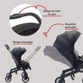 thumbnail image 3 of Carriola Para Bebé Starkids Lyra Convertible A Autoasiento Negro, 3 of 7