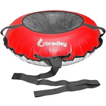 Bradley Kids Snow Tube with 42" Heavy Duty Cover Red | Tow Leash | Made In USA
