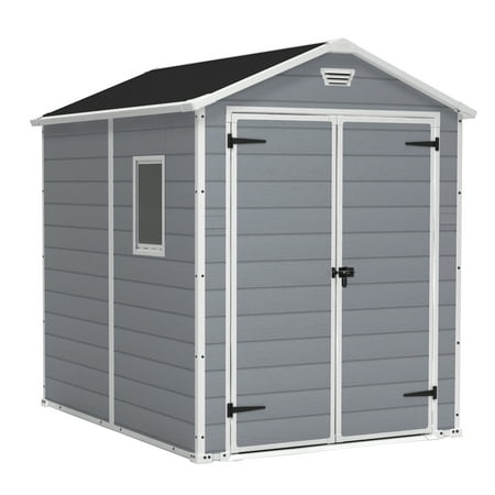 UPC 731161035692 product image for Keter 213413 Manor DD 6 X 8 Foot All Weather Outdoor Storage Shed  Grey | upcitemdb.com
