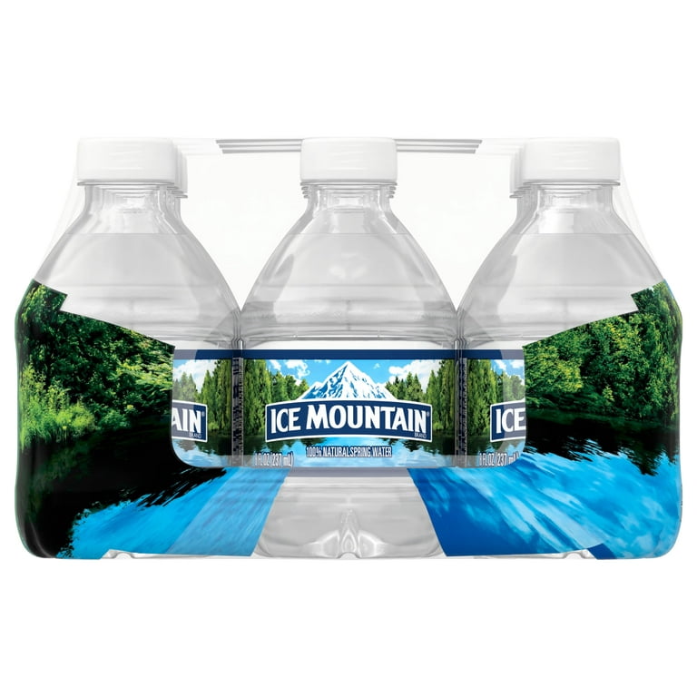 ICE MOUNTAIN Brand 100% Natural Spring Water, 12-ounce plastic bottles  (Pack of 12)